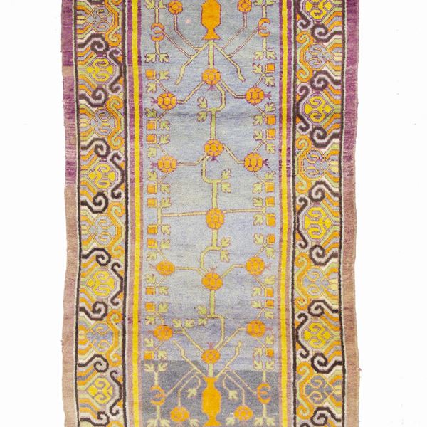 Tappeto Khotan. Turkestan Orientale