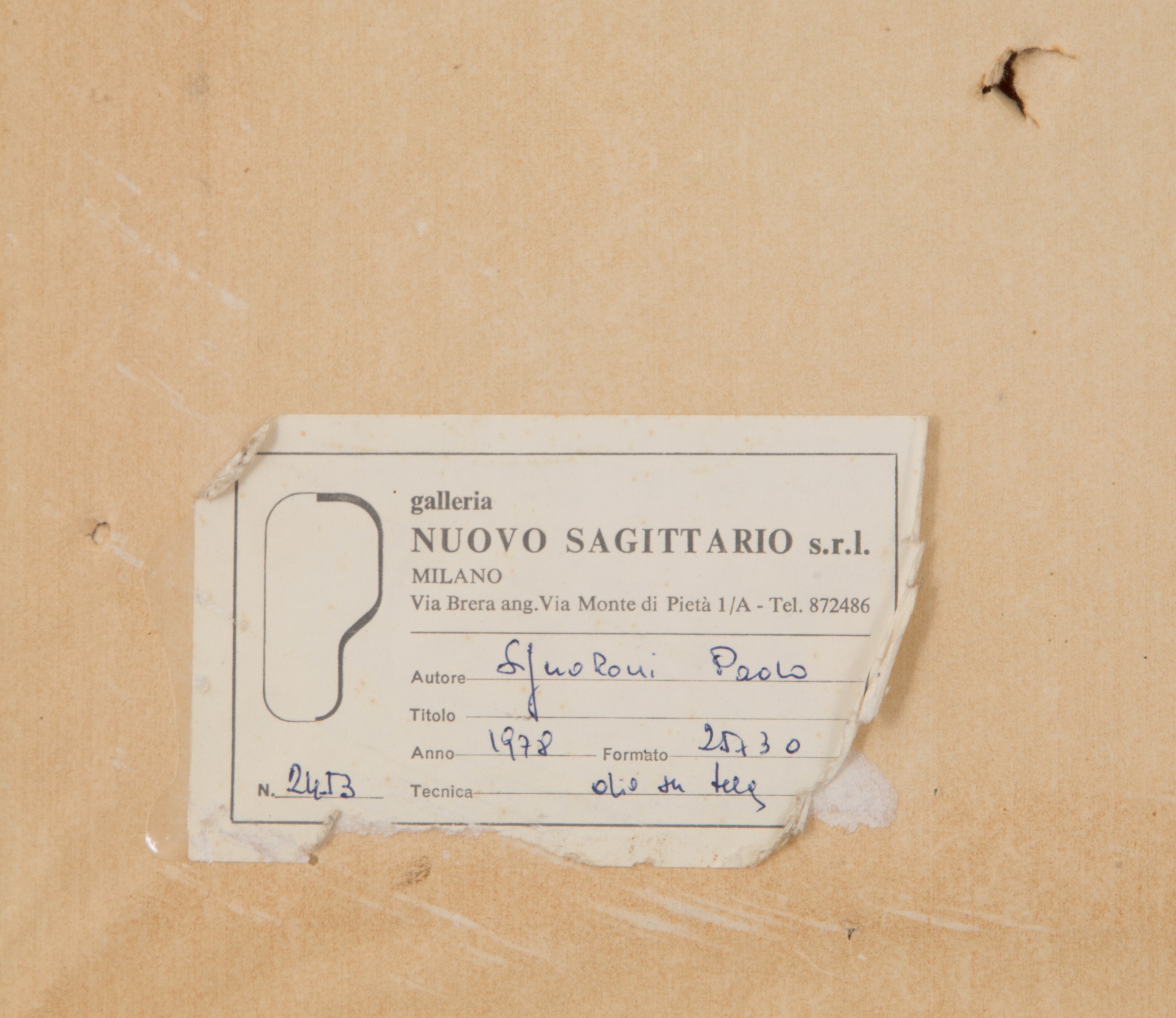Paolo Signoroni - Dipinto "veduta di Lago"