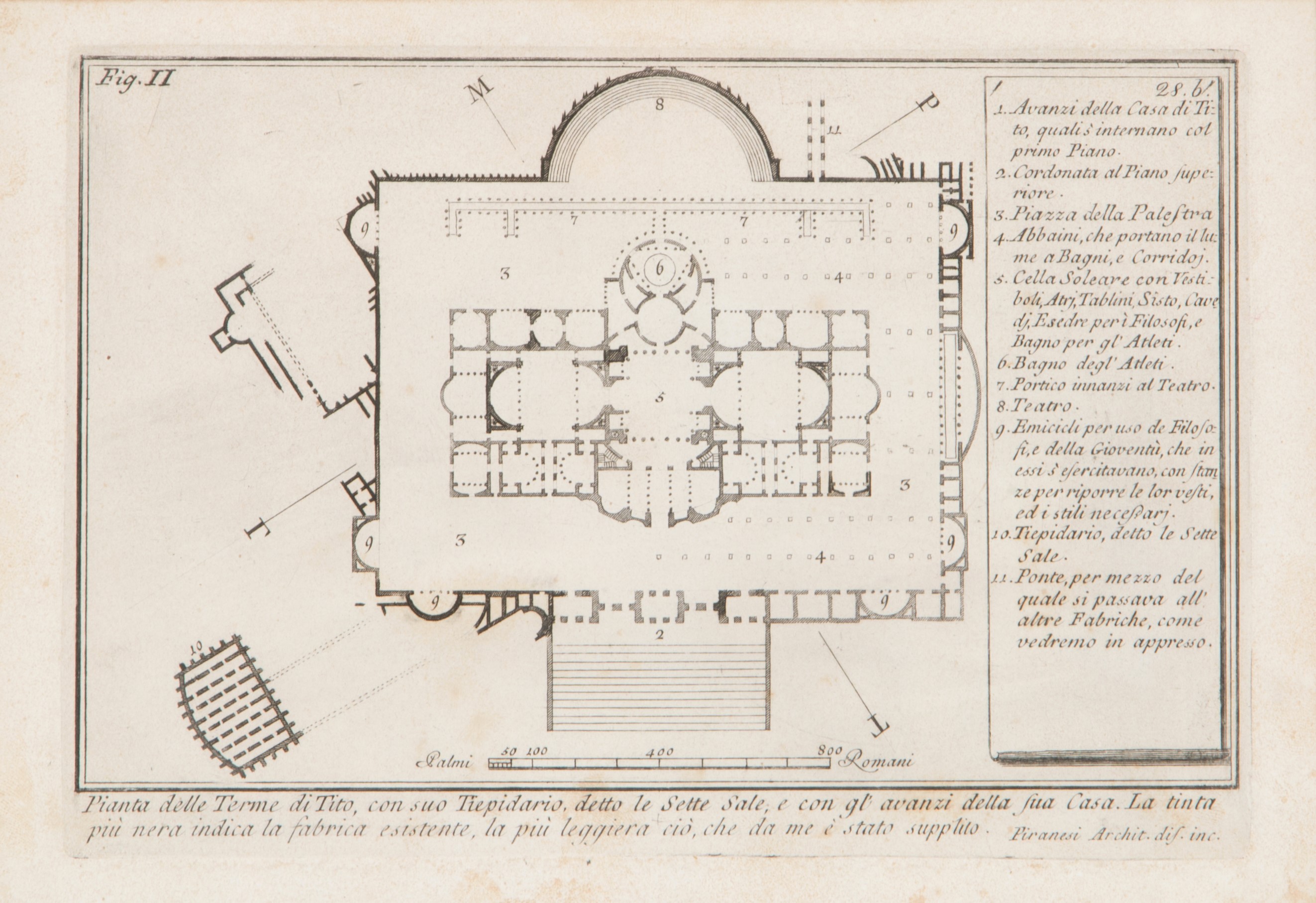 Giovanni Battista Piranesi - Coppia di Acqueforti