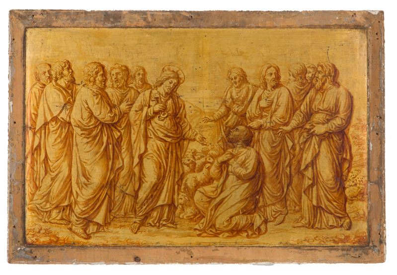 Dipinto "CRISTO CON APOSTOLI"