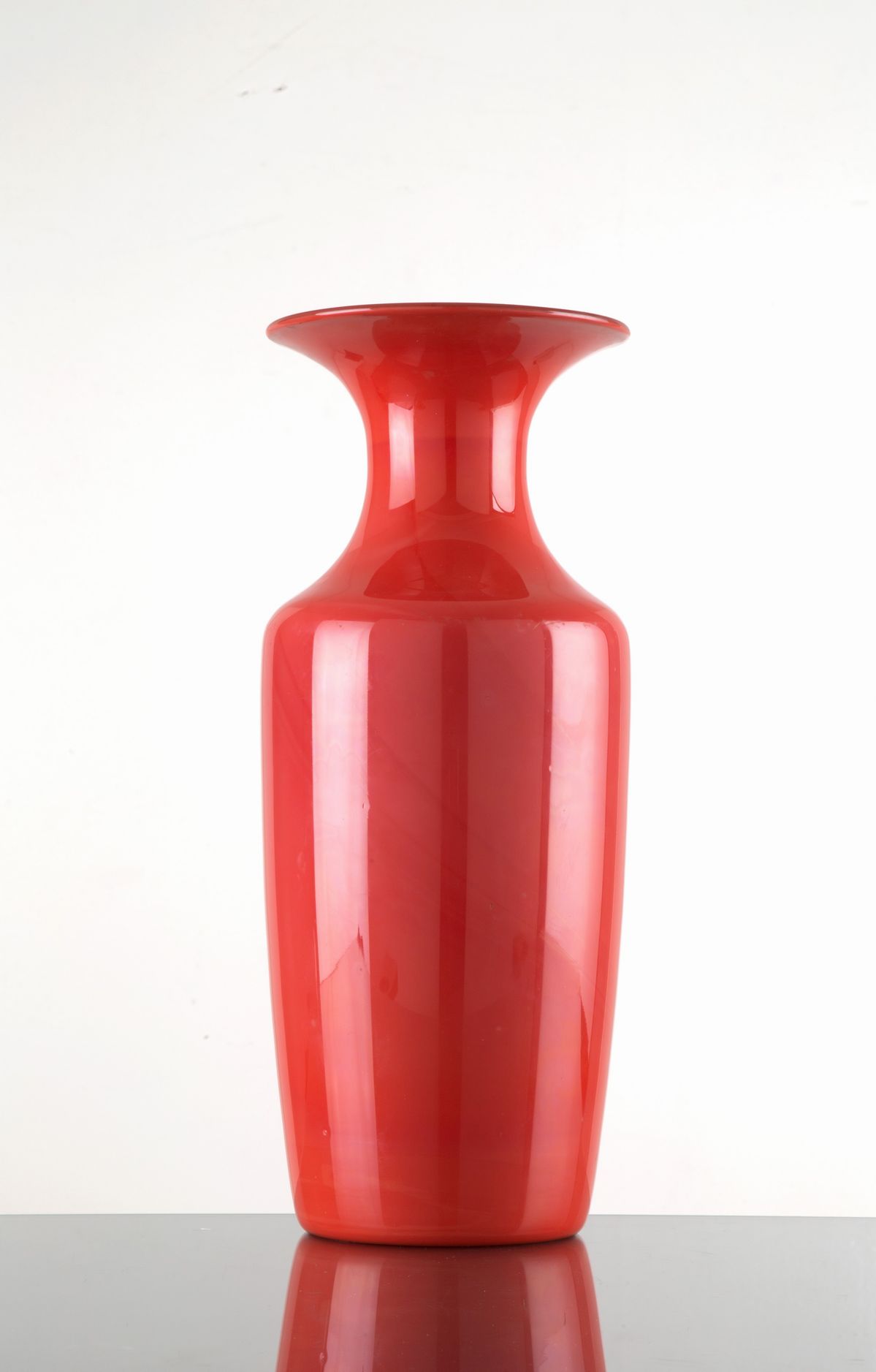 Vaso in Vetro Rosso