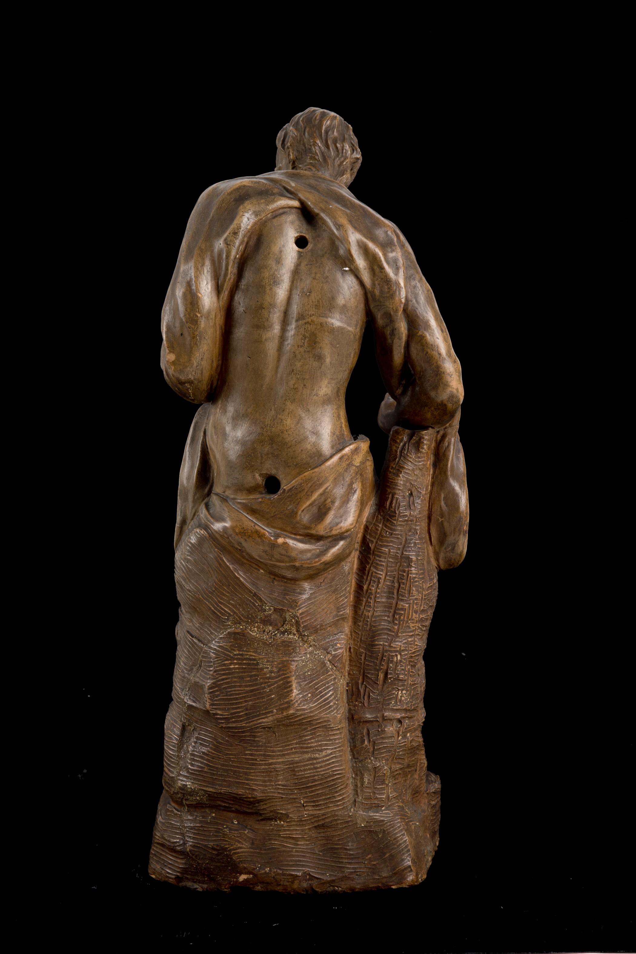 Scultura in terracotta "SAN GIROLAMO PENITENTE"