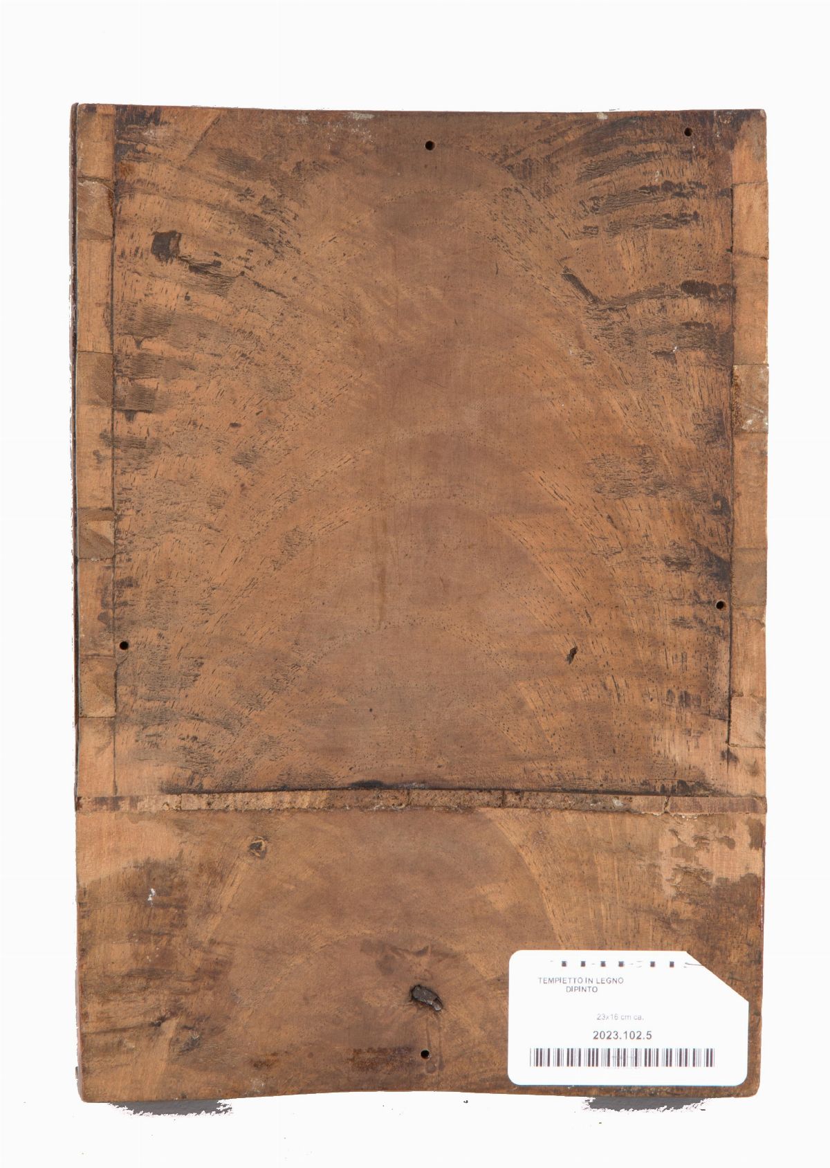 Tempietto in legno dipinto