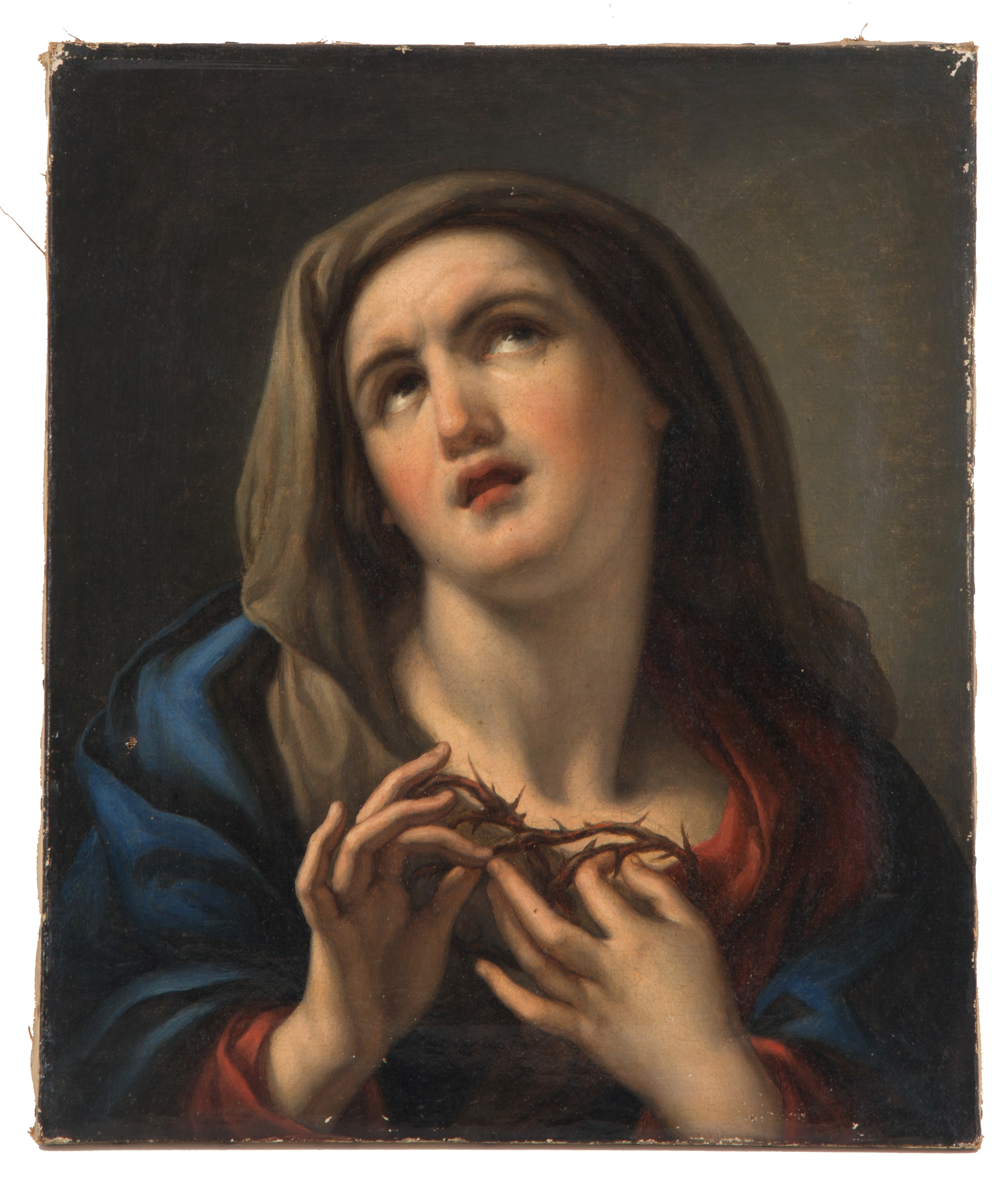 Dipinto "madonna con Corona di Spine"