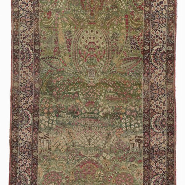 Kirman carpet with Tree of Life design. Persia