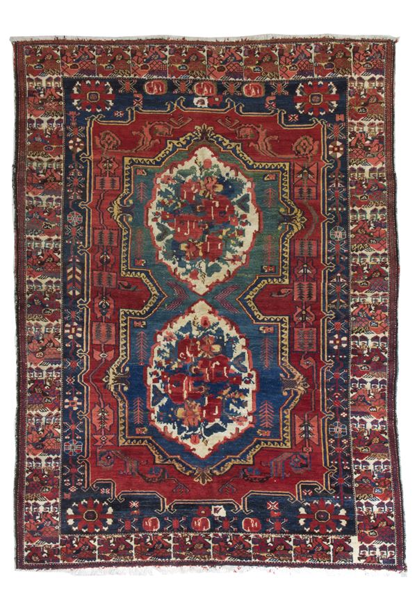 Bakhtiari Gol Farang carpet. Persia