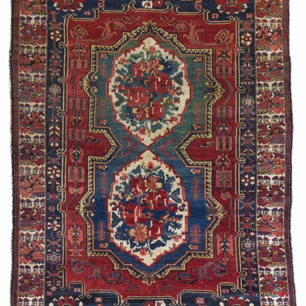 Bakhtiari Gol Farang carpet. Persia