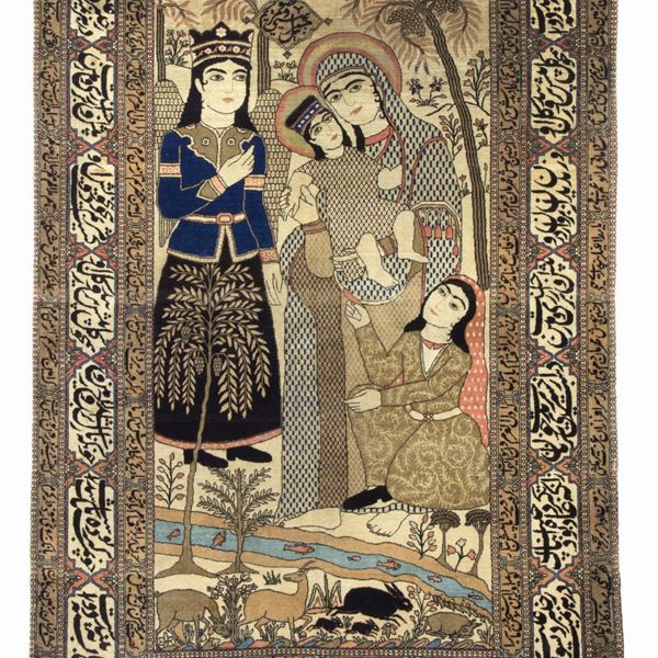 Kashan Motashem carpet. Persia