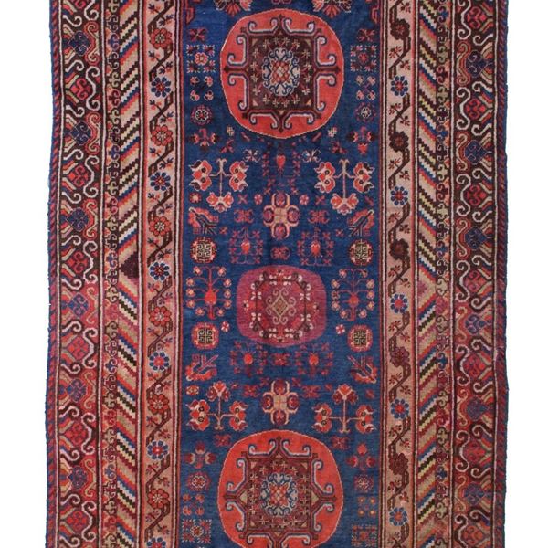 Tappeto Khotan. Turkestan Orientale