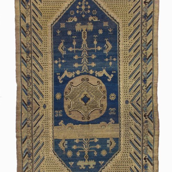Khotan carpet. East Turkestan