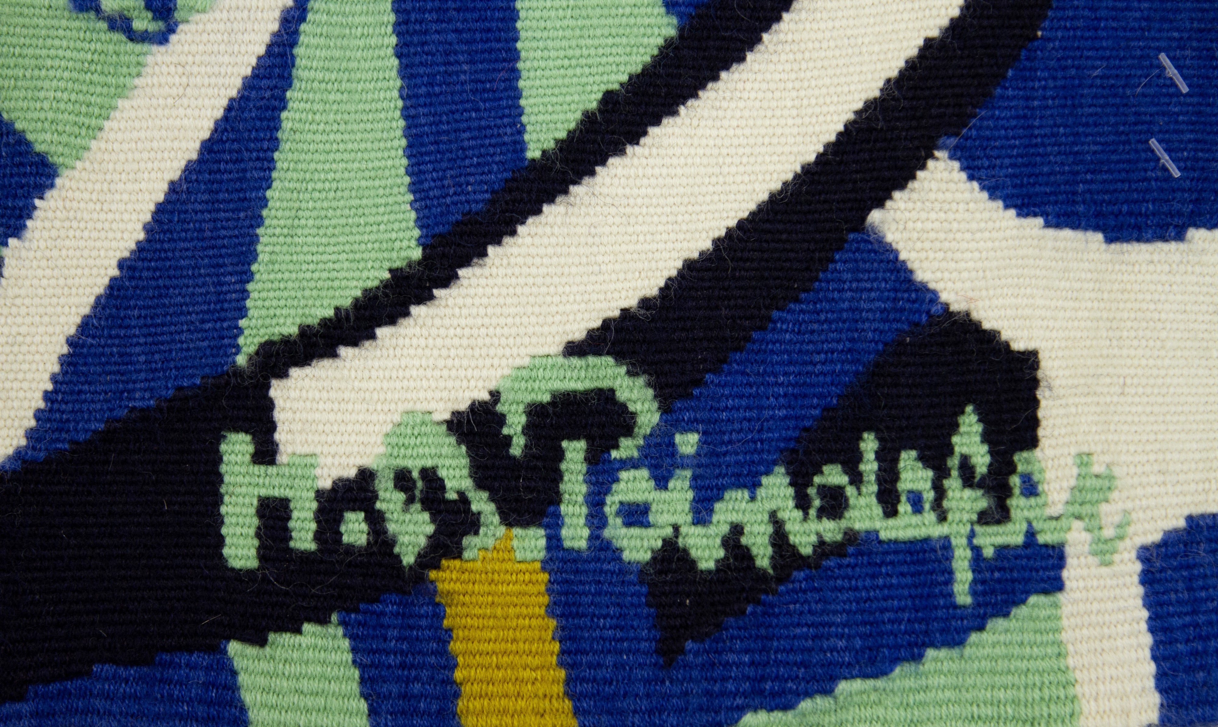 Arazzo Lavorazione Kilim. Firmato