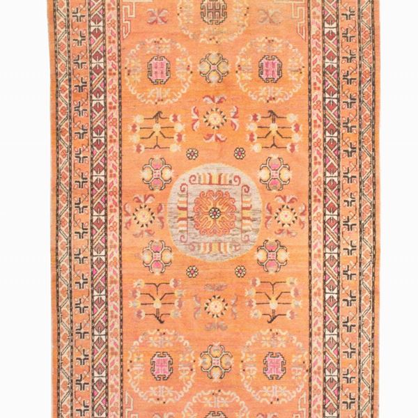Tappeto Khotan. Turkestan Orientale