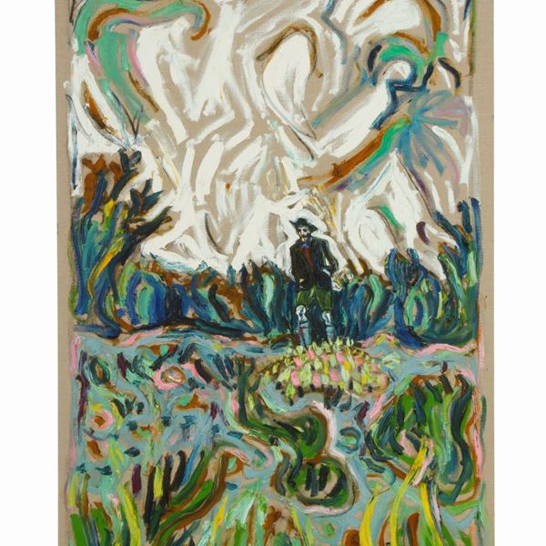 BILLY CHILDISH - Dipinto 'HILWALKER – HIGHT ATLAS'