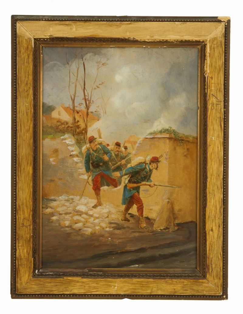 Dipinto "soldati"