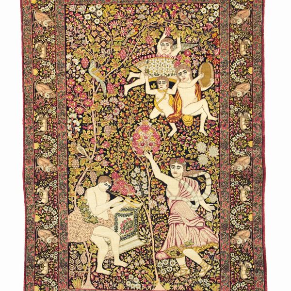 * Kirman Laver carpet. Persia