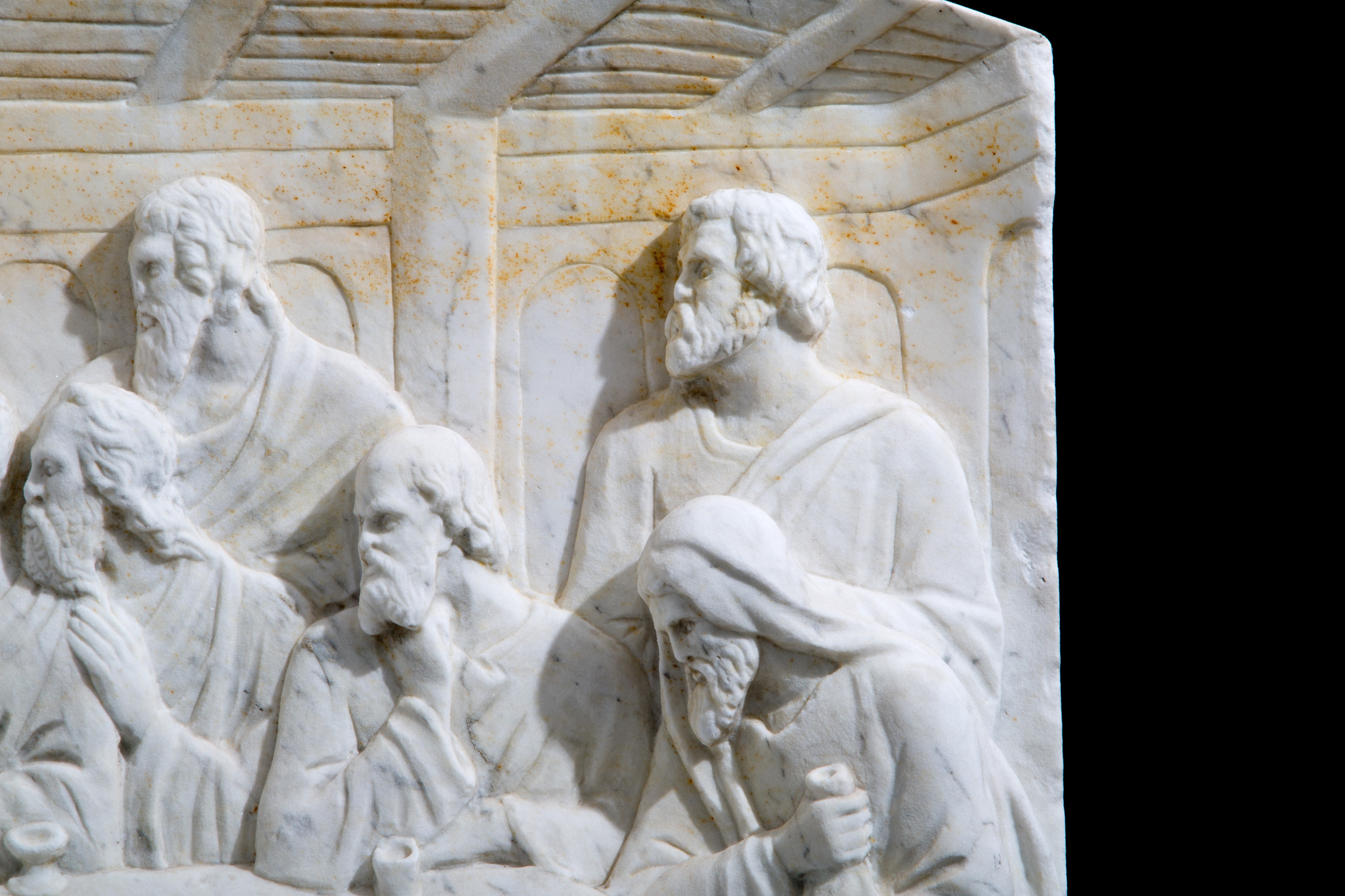 Altorilievo in marmo "L'ULTIMA CENA"