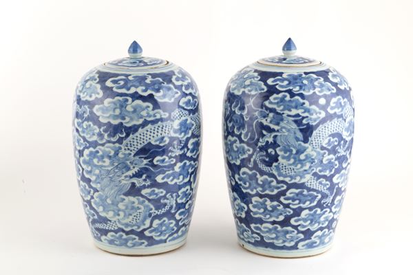 Pair of potiches