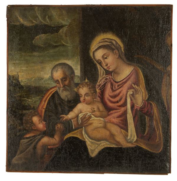 Dipinto "SACRA FAMIGLIA CON SAN GIOVANNINO"