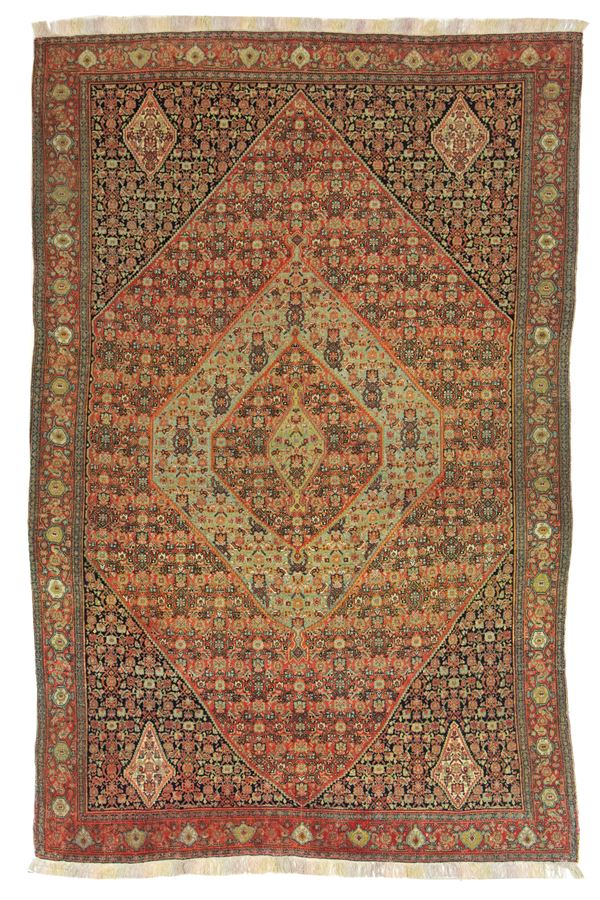 * Carpet Senneh seven colors. Persia