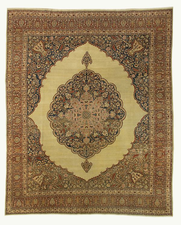 * Tabriz Haji Jalili carpet. Persia
