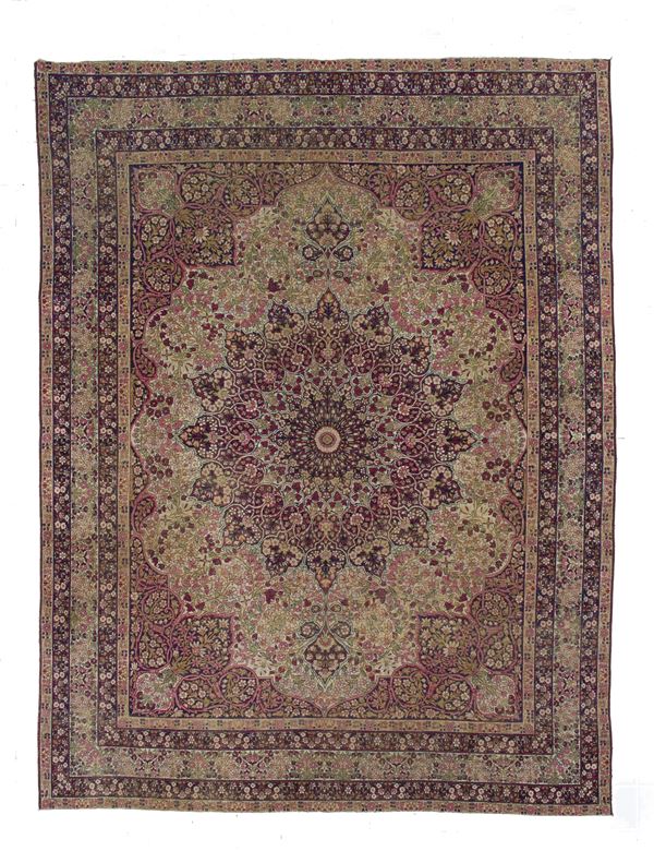 Kirman Laver carpet. Persia