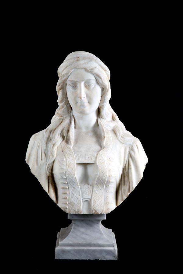 Busto in marmo "BUSTO DI DONNA"