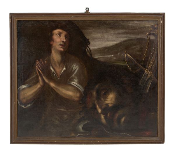 Dipinto "DAVIDE E GOLIA"