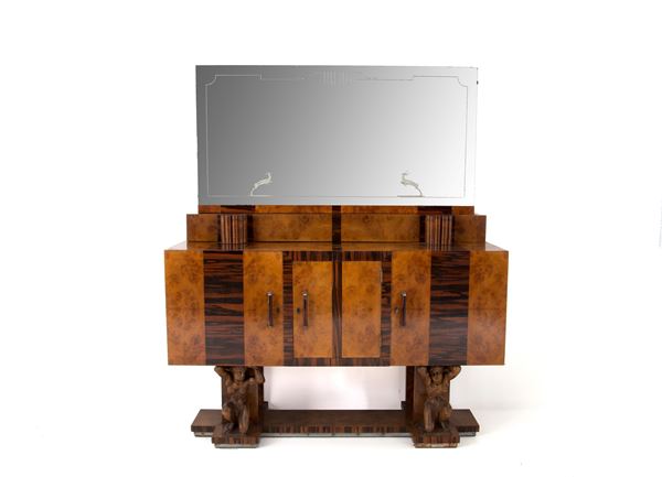 Credenza con specchiera
