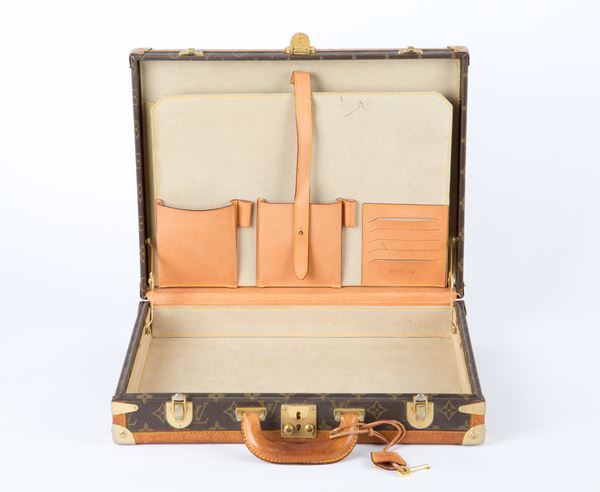 Sold at Auction: Louis Vuitton Vintage Attache Case Briefcase