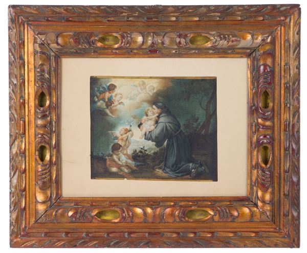 Acquarello "SANT'ANTONIO DA PADOVA"