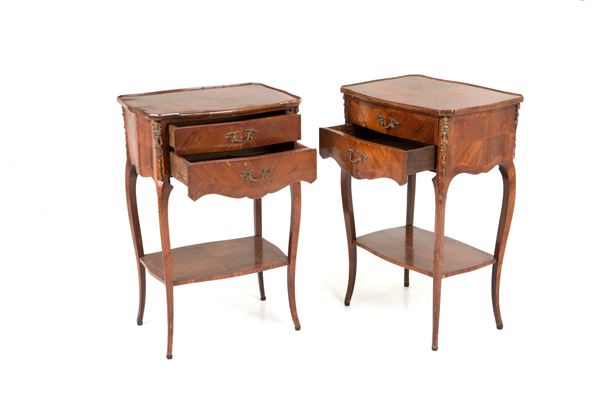 Two bidside tables