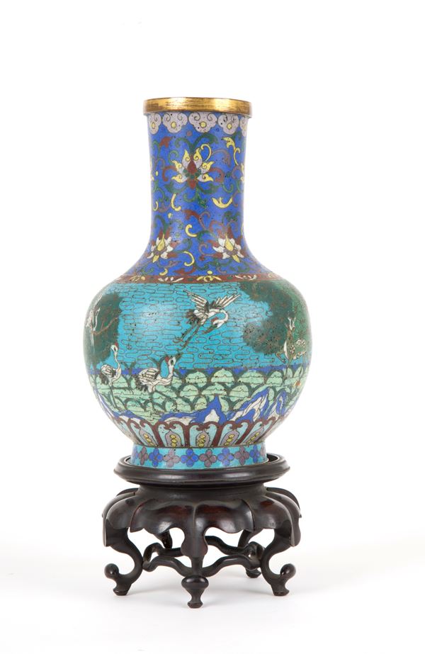 Vaso cloisonné