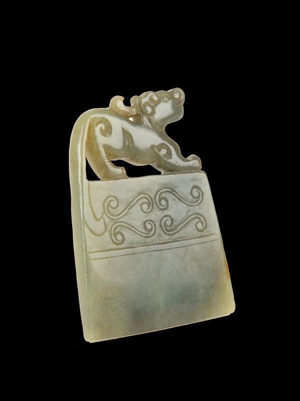 Scultura in giada "DRAGO"