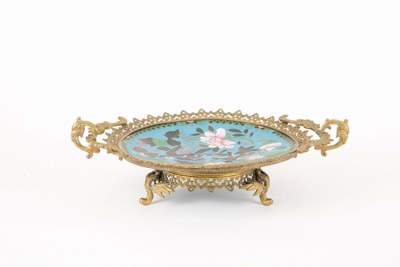 Piatto cloisonné