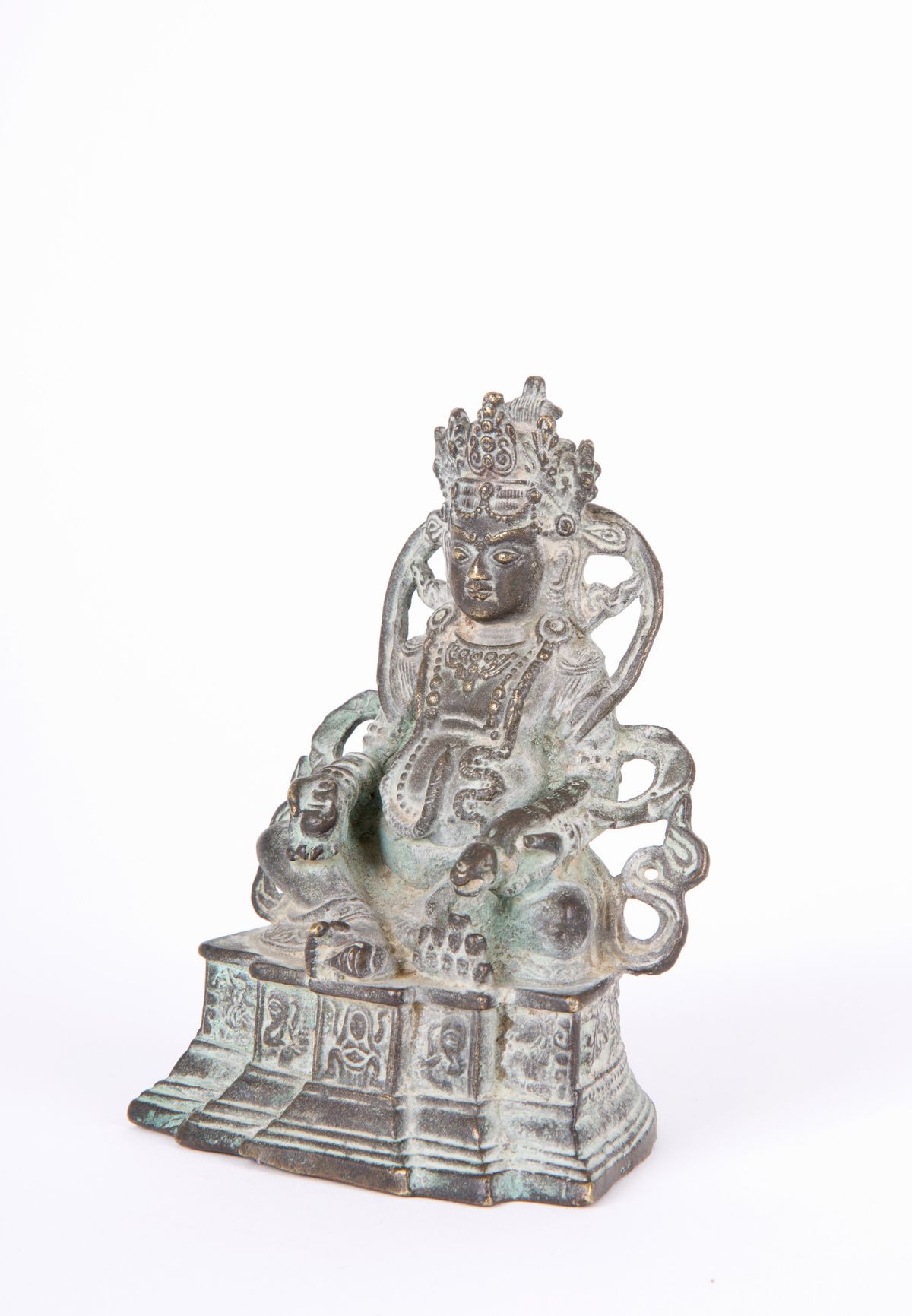 Scultura in bronzo "BUDDHA SEDUTO"