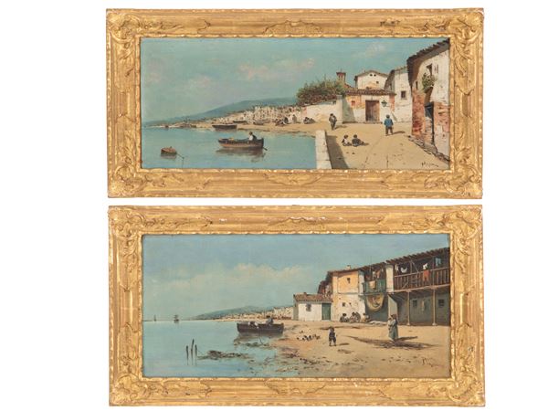 Coppia di dipinti "LITORALI"