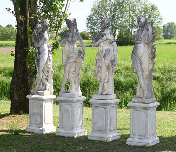 Four sculptures "SEASONS"