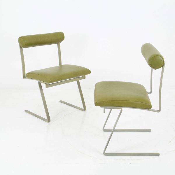 JOE COLOMBO - Pair of Roll chairs for SORMANI