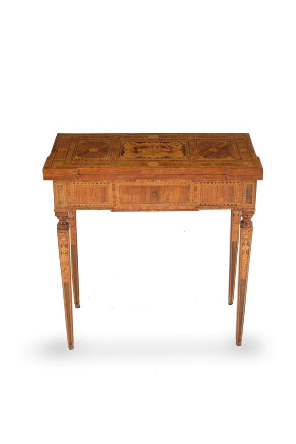 Inlaid coffee table