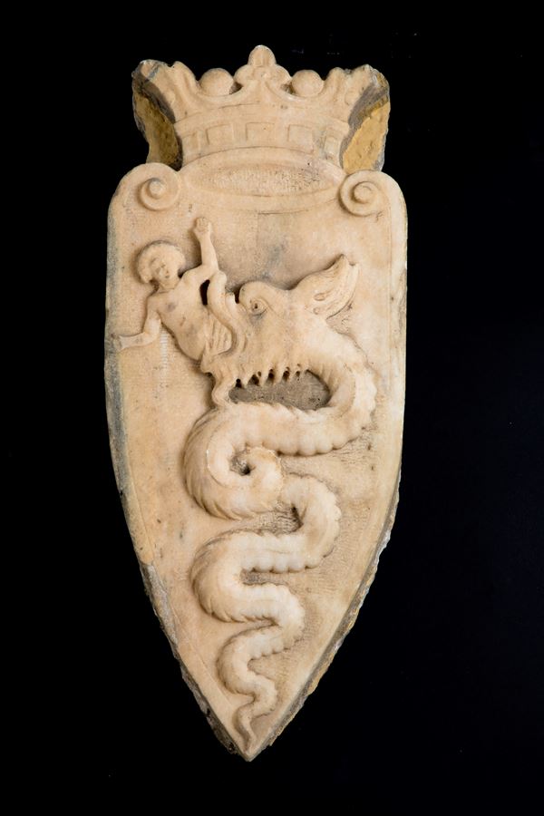 Sculpture "VISCONTI COAT OF ARMS"