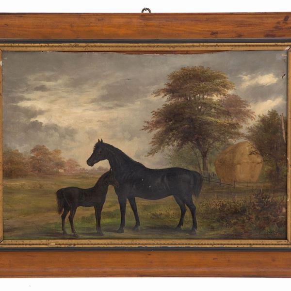 WILLIAM R. STONE - Dipinto "CAVALLI"
