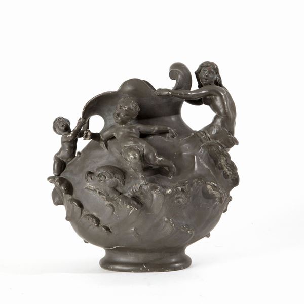 Pewter vase