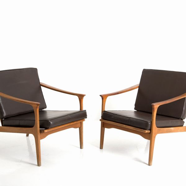 Pair of armchairs