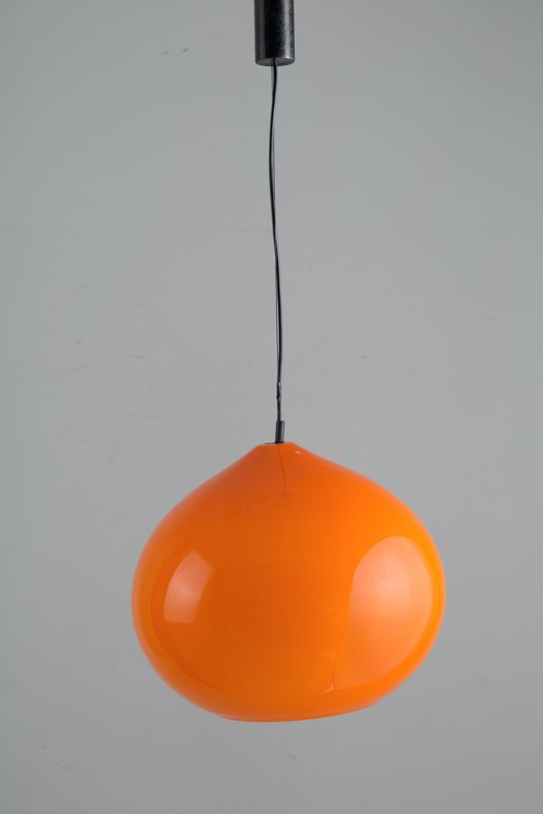 CARLO NASON - Orange chandelier