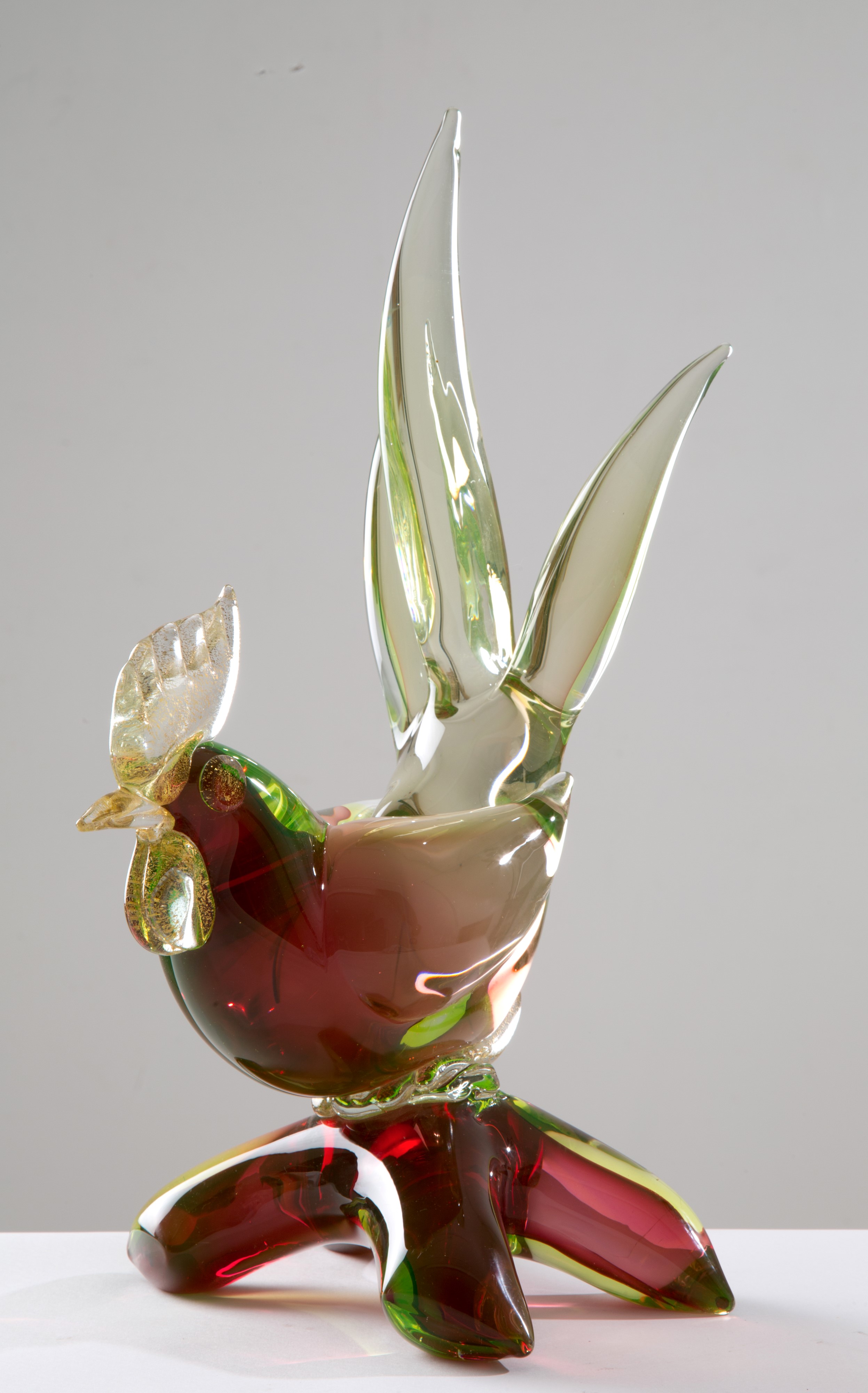 Scultura in Vetro di Murano "gallo"