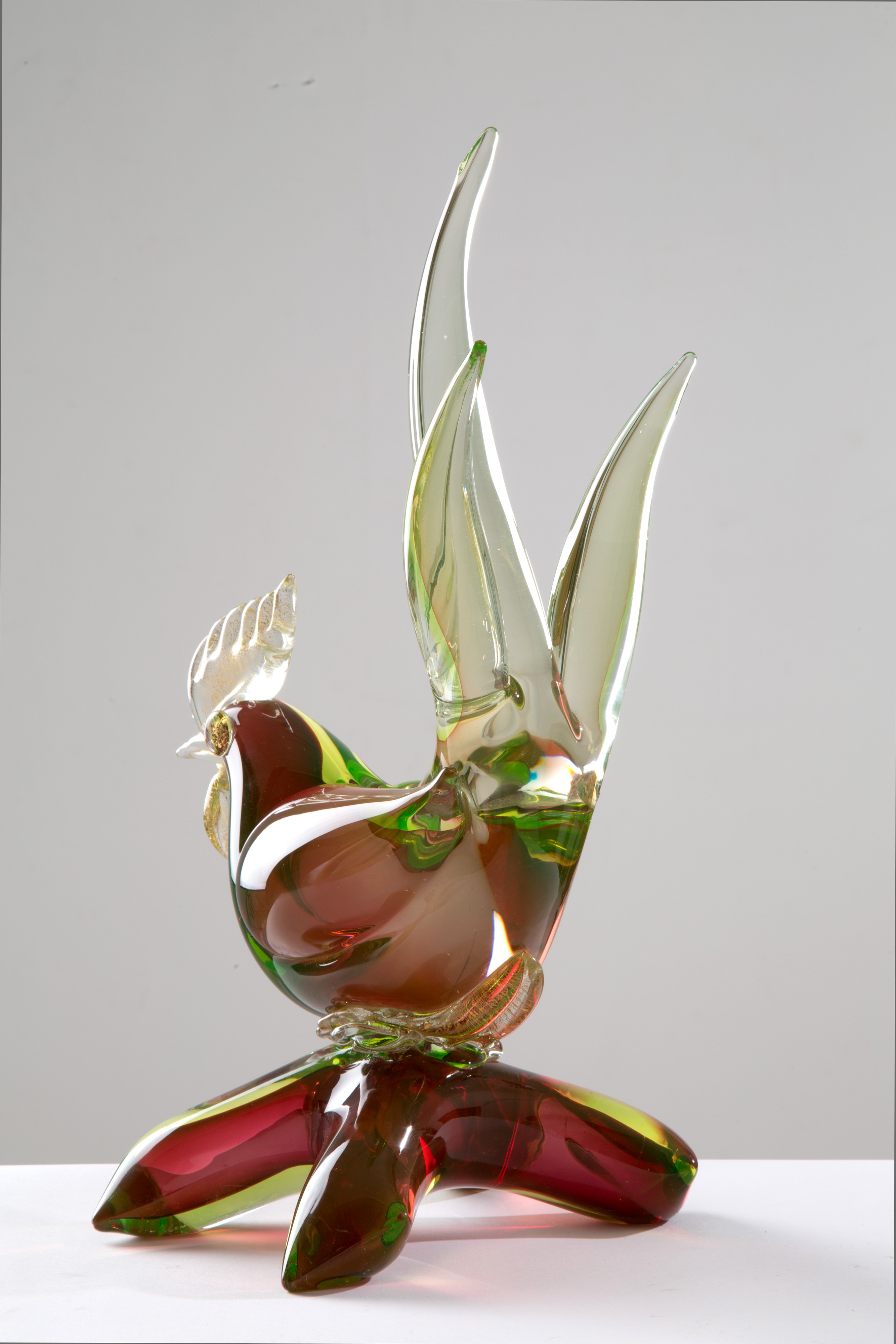 Scultura in Vetro di Murano "gallo"