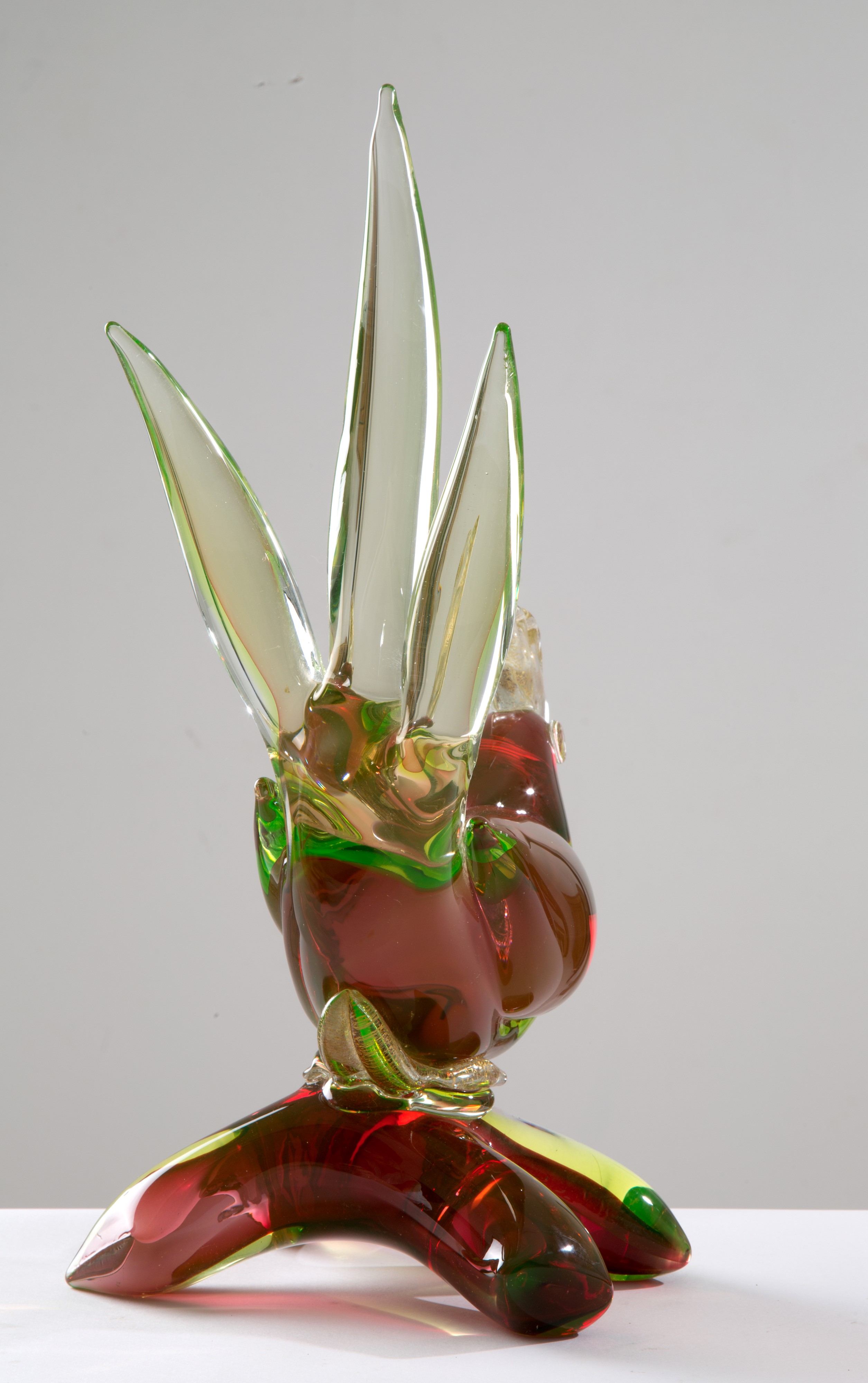 Scultura in Vetro di Murano "gallo"