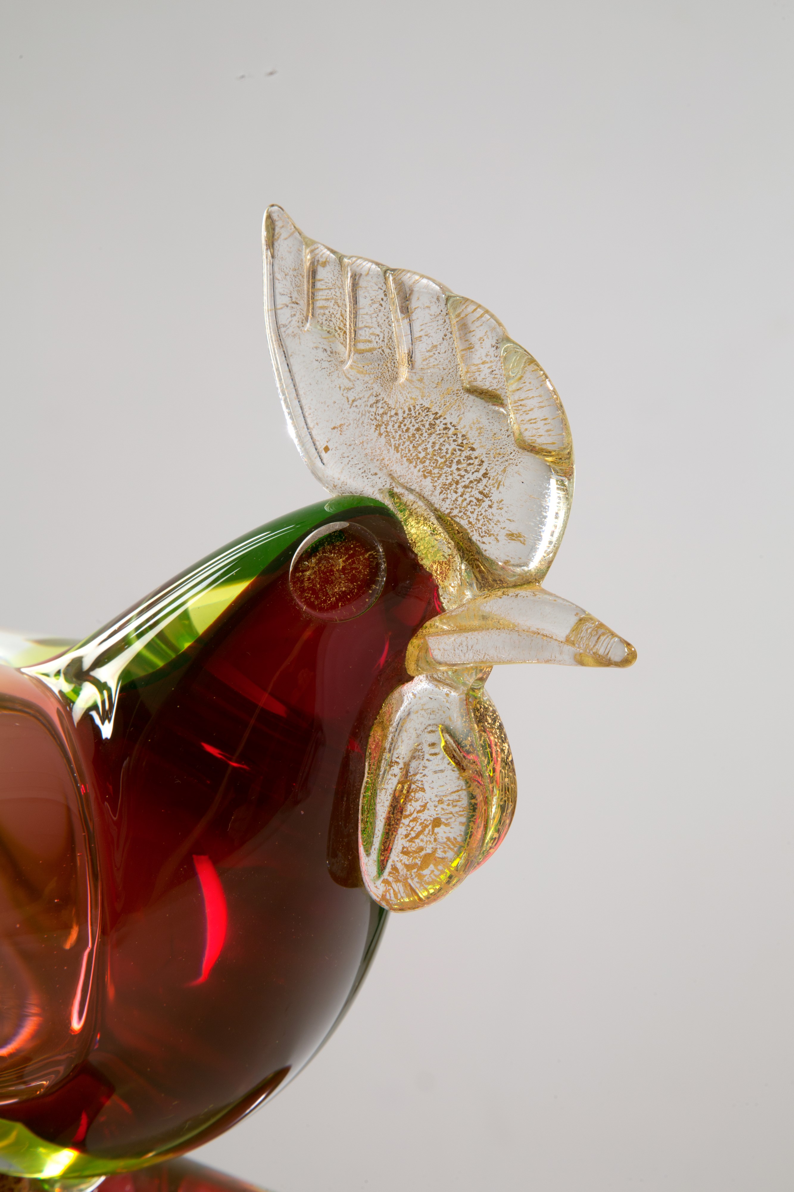 Scultura in Vetro di Murano "gallo"