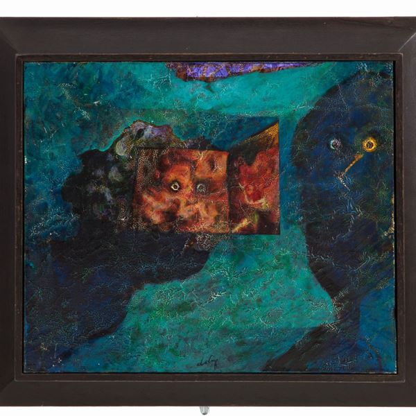 GIANNI DOVA - Painting "Abstract Subject"