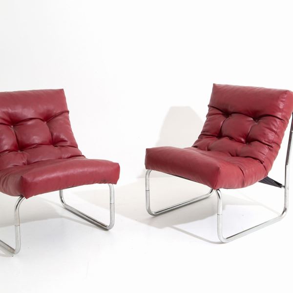 Two vintage armchairs